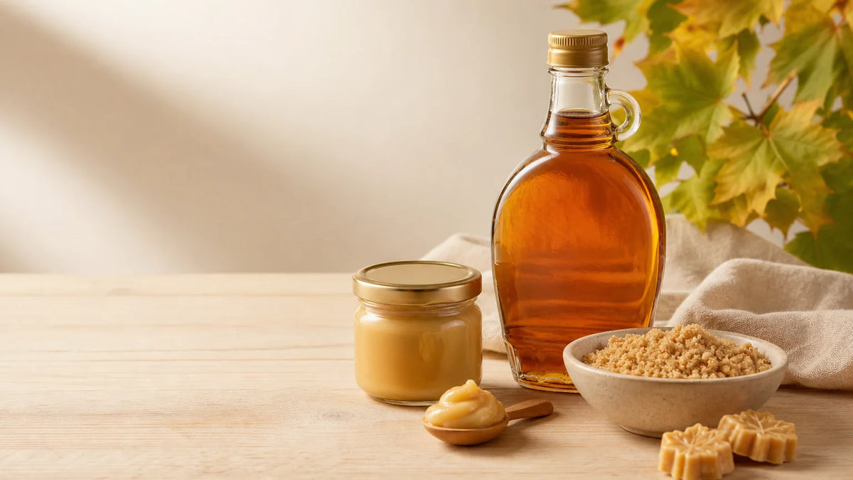 Sélection de produits génériques à base d’érable du Canada