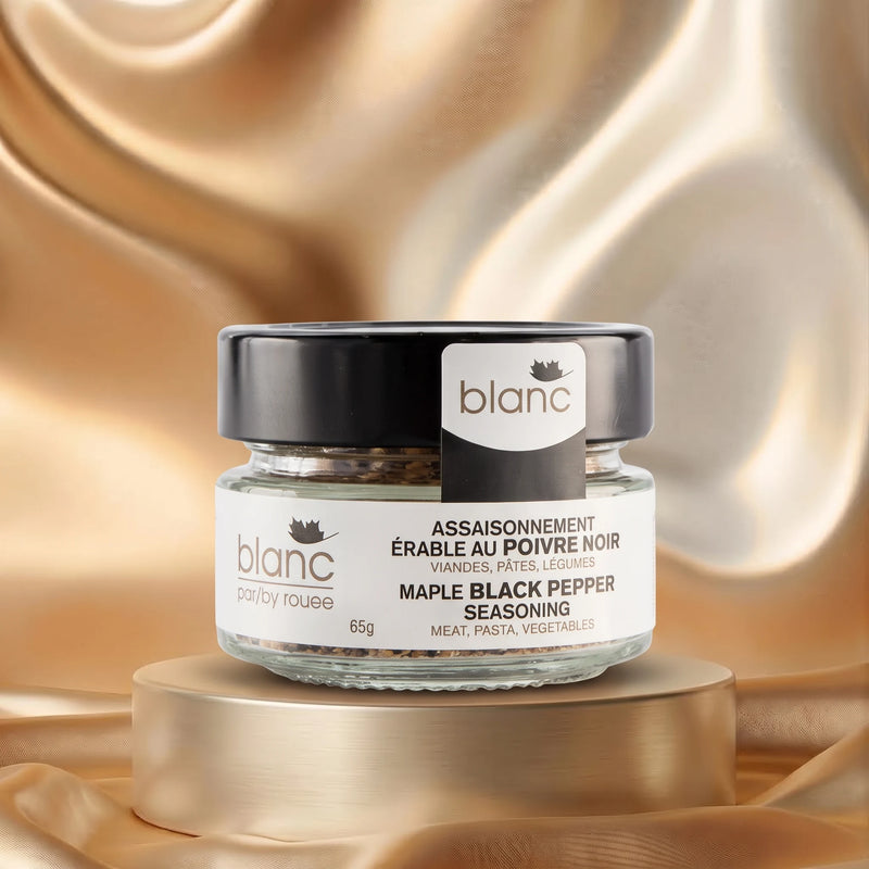 Assaisonnement érable et poivre noir 65 g – Blanc par rouGe