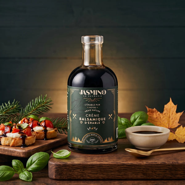 Crème balsamique à l'érable du Québec - 200mL - Jasmino