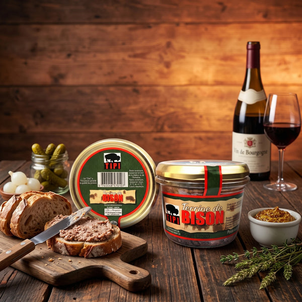 Terrine de bison au Cognac 180 g – TIPI