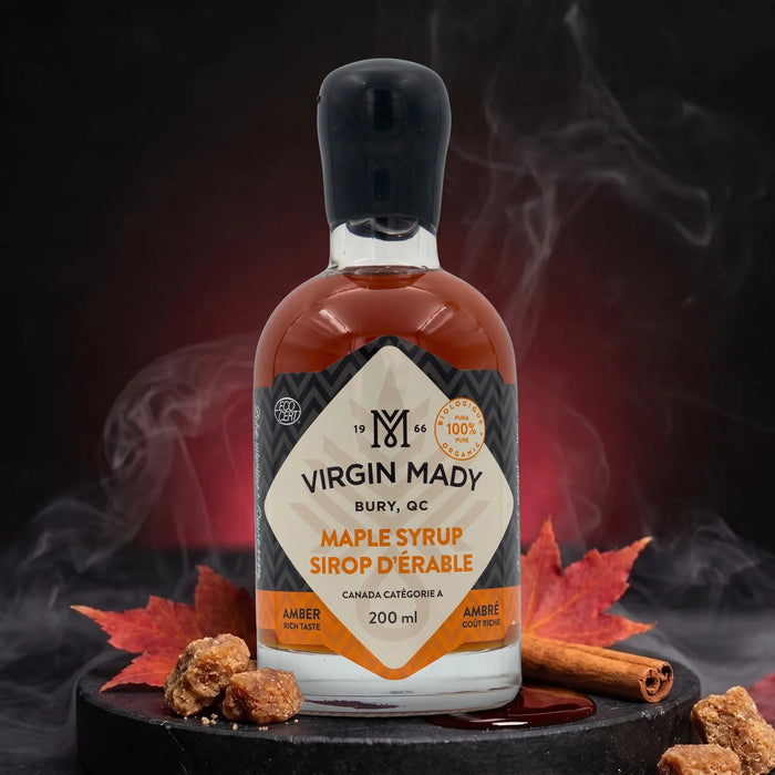 Sirop d'érable bio Deluxe ambré 200 ml – Virgin Mady