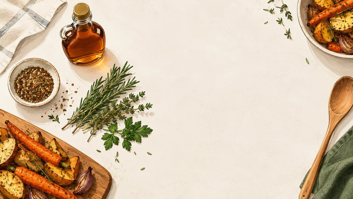 Sirop d’érable, épices et légumes prêts à cuisiner