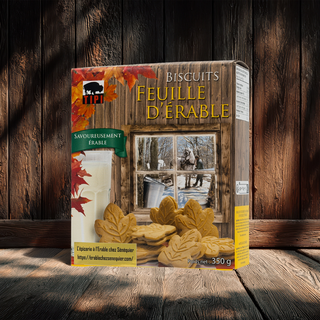 Biscuits feuille d'érable