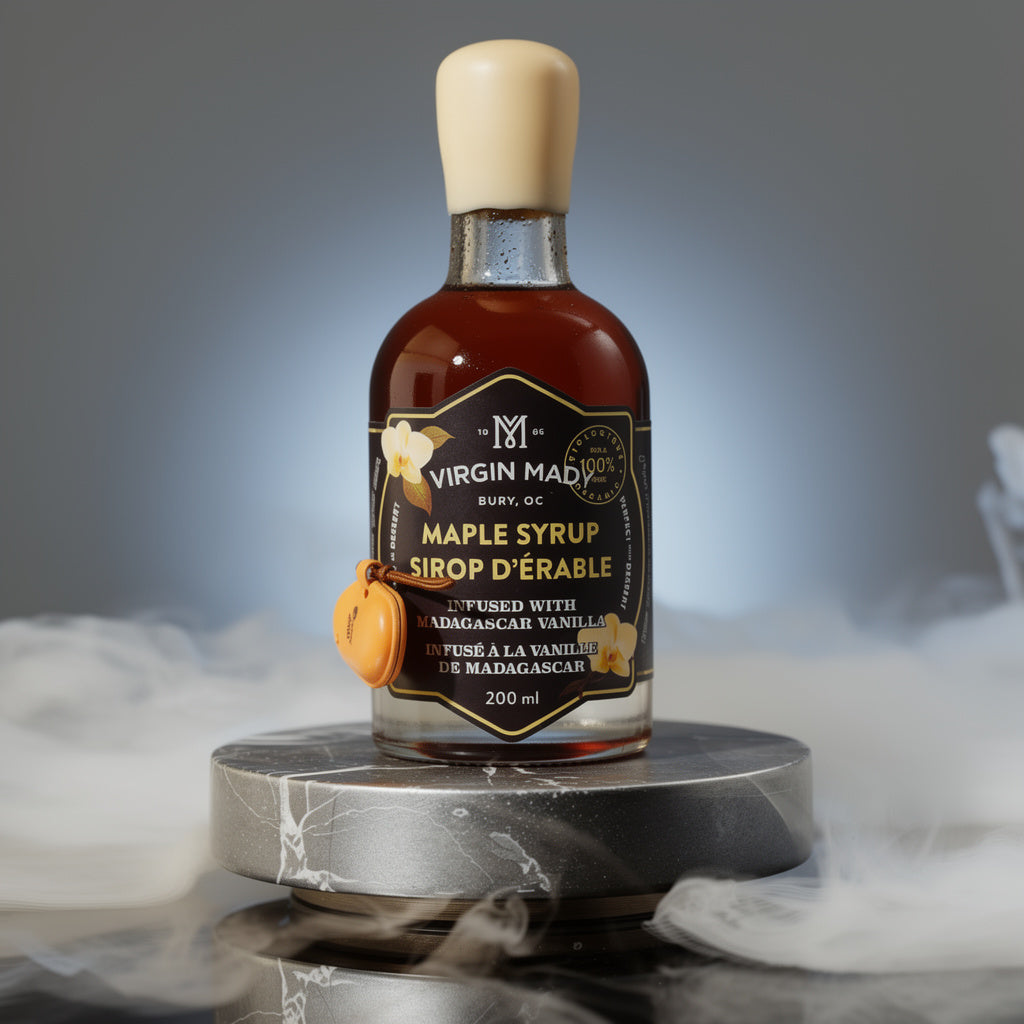 Sirop d’érable BIO infusé à la vanille de Madagascar - Virgin Mady