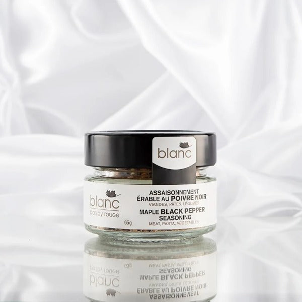 Assaisonnement érable au poivre noir - Blanc par rouGe