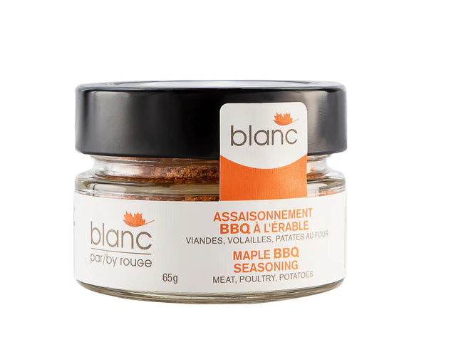 Assaisonnement BBQ à l'érable de Blanc par rouge