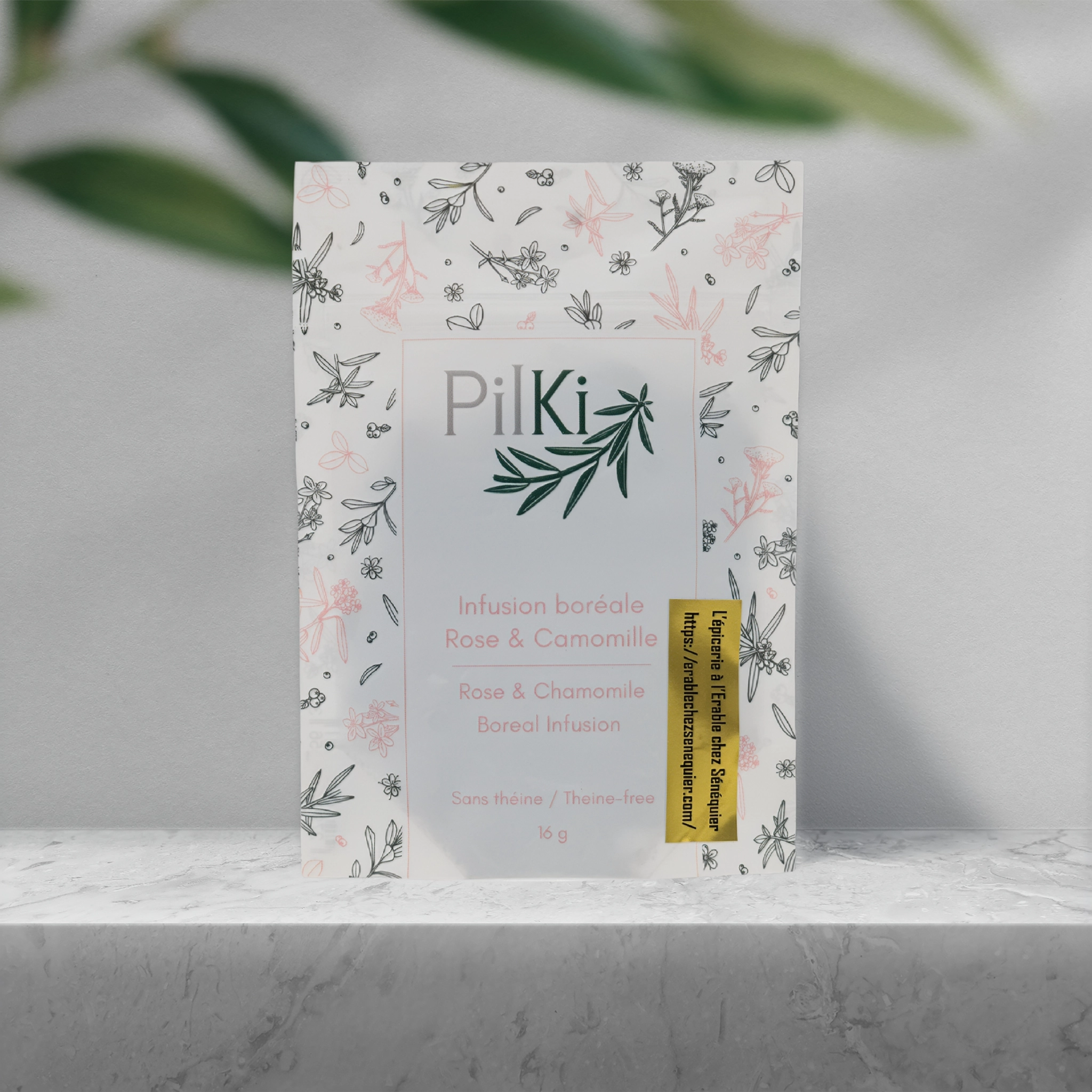 Infusion à l' érable parfum rose camomille