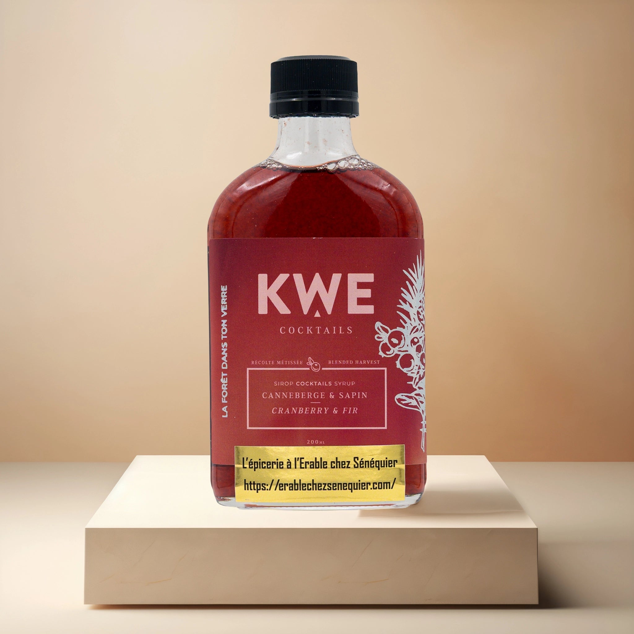 KWE Sirop Foret Boreale pour Cocktails.
