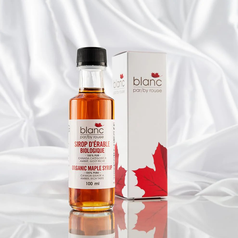 Sirop d’érable biologique avec boîtier