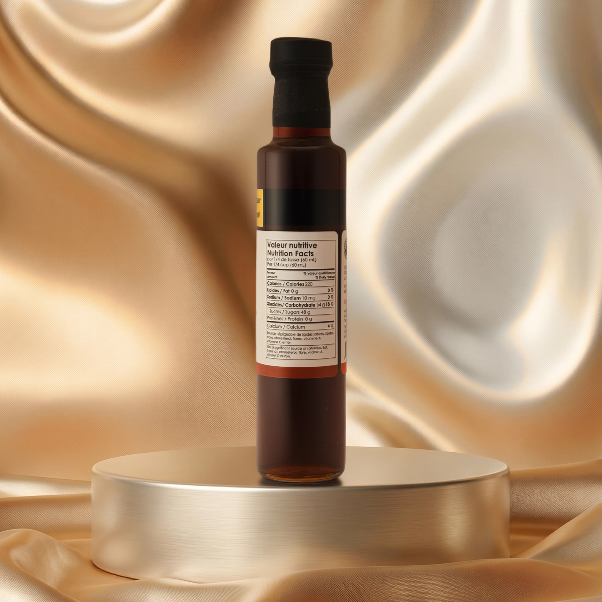 Sirop d'érable pur bio foncé robuste Blanc par rouge