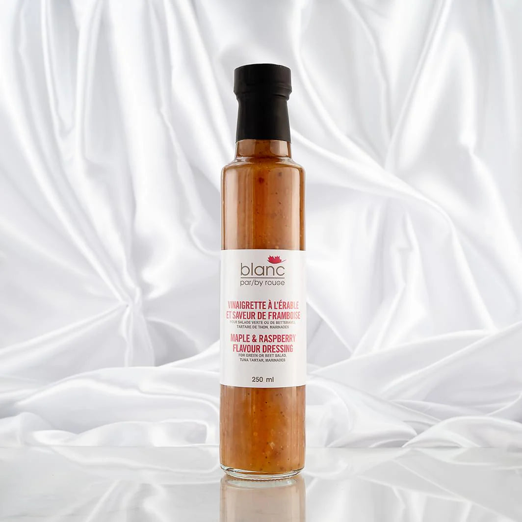 Vinaigrette à l'érable saveur framboises