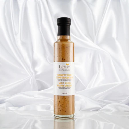 Vinaigrette à l'érable et moutarde de Dijon Blanc par rouge