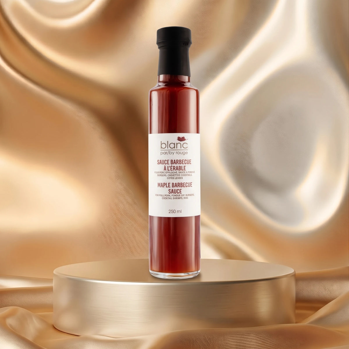 Sauce BBQ à l'érable artisanale du Québec 250 ml – Blanc par rouGe