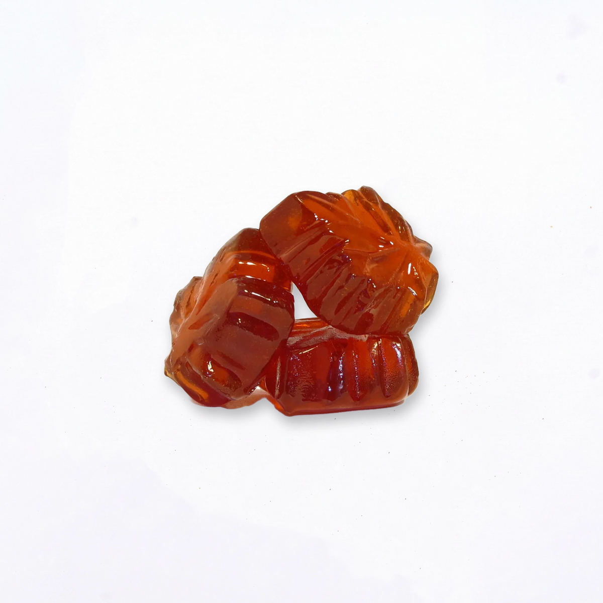 Bonbons feuille d'érable 100 % sirop d'érable pur – 12 bonbons 65 g – texture du produit