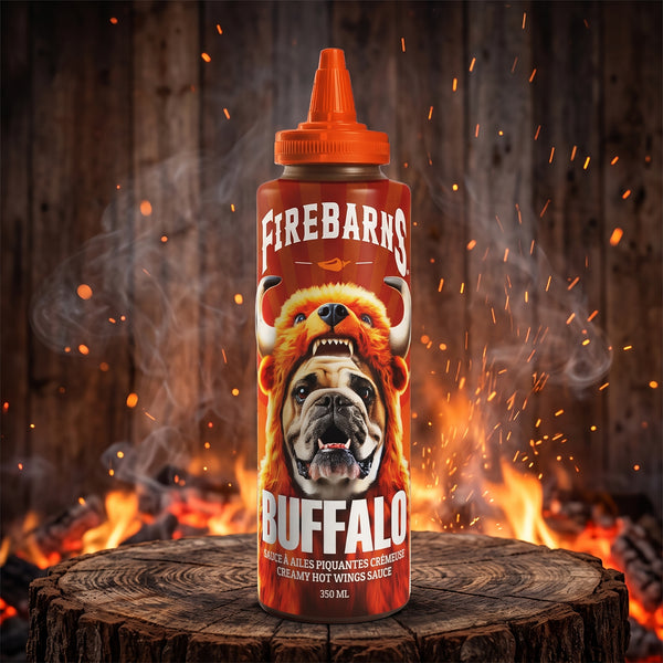 Sauce Buffalo crémeuse pour ailes de poulet 350 ml – Firebarns