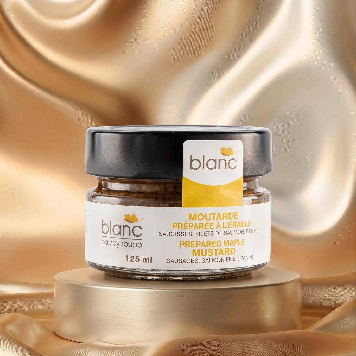 Moutarde à l'érable du Québec 125 ml – Blanc par rouGe