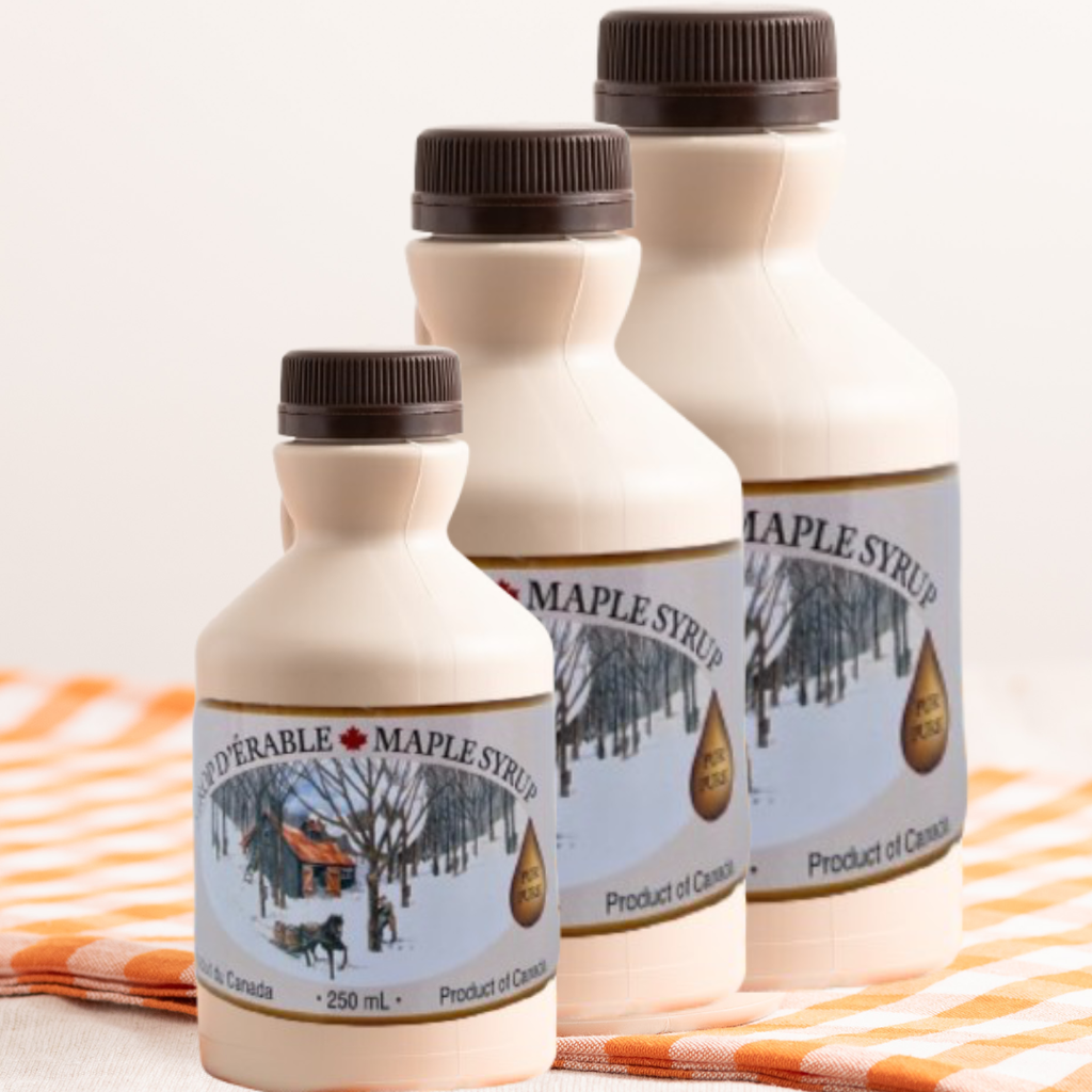 Sirop d'érable doré, ambré ou foncé - Cruchon